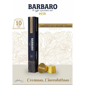 Barbaro Nespresso Miscela Oro kapszulás kávé 10db