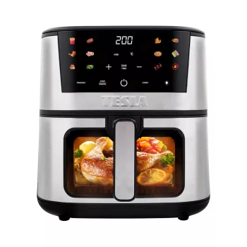  TESLA AirCook Q60XXL  PRO Hot Air Fryer, forrólevegős sütő, 7 liter