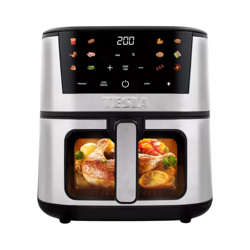 TESLA AirCook Q60XXL  PRO Hot Air Fryer, forrólevegős sütő, 7 liter