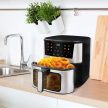 TESLA AirCook Q60XXL  PRO Hot Air Fryer, forrólevegős sütő, 7 liter
