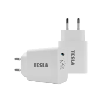 TESLA Power Charger T100 20W (fehér) - gyorstöltő