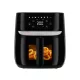 TESLA AirCook Q55 XL PRO multifunkciós digitális forró levegős sütő – fekete