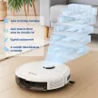 TESLA RoboStar iQ660 Intelligens robotporszívó, lézer navigáció 2in1 (fehér), 13000 Pa