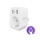 TESLA Smart Plug SP300 3USB - okos konnektor (2+1USB) - megújult csomagolásban