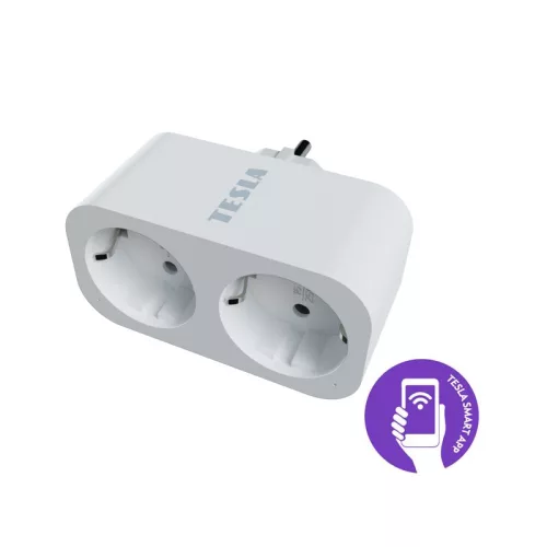 TESLA Smart Plug Dual SD300 - okos konnektor DUPLA