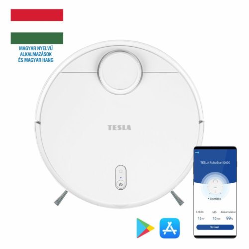 HASZNÁLT - TESLA RoboStar iQ600 Intelligens robotporszívó, Lézer navigáció, nedves- száraz, 3500 Pa