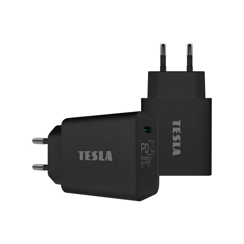 Tesla Power Charger T100, Gyorstöltő 20 W PD 3,0/PPS (fekete szín)