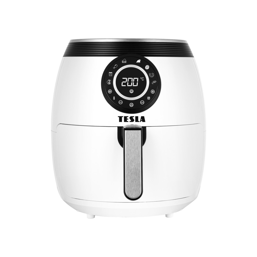 TESLA AirCook Q50 XL multifunkciós digitális forró levegő sütő - fehér akciós termékkép 1