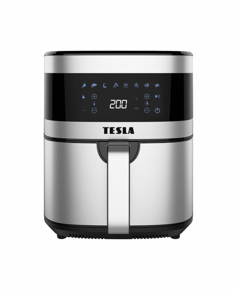 HASZNÁLT - TESLA AirCook Q60 XL - multifunkciós digitális forró levegős olajsütő, 6 l, 1500W akciós termékkép 1